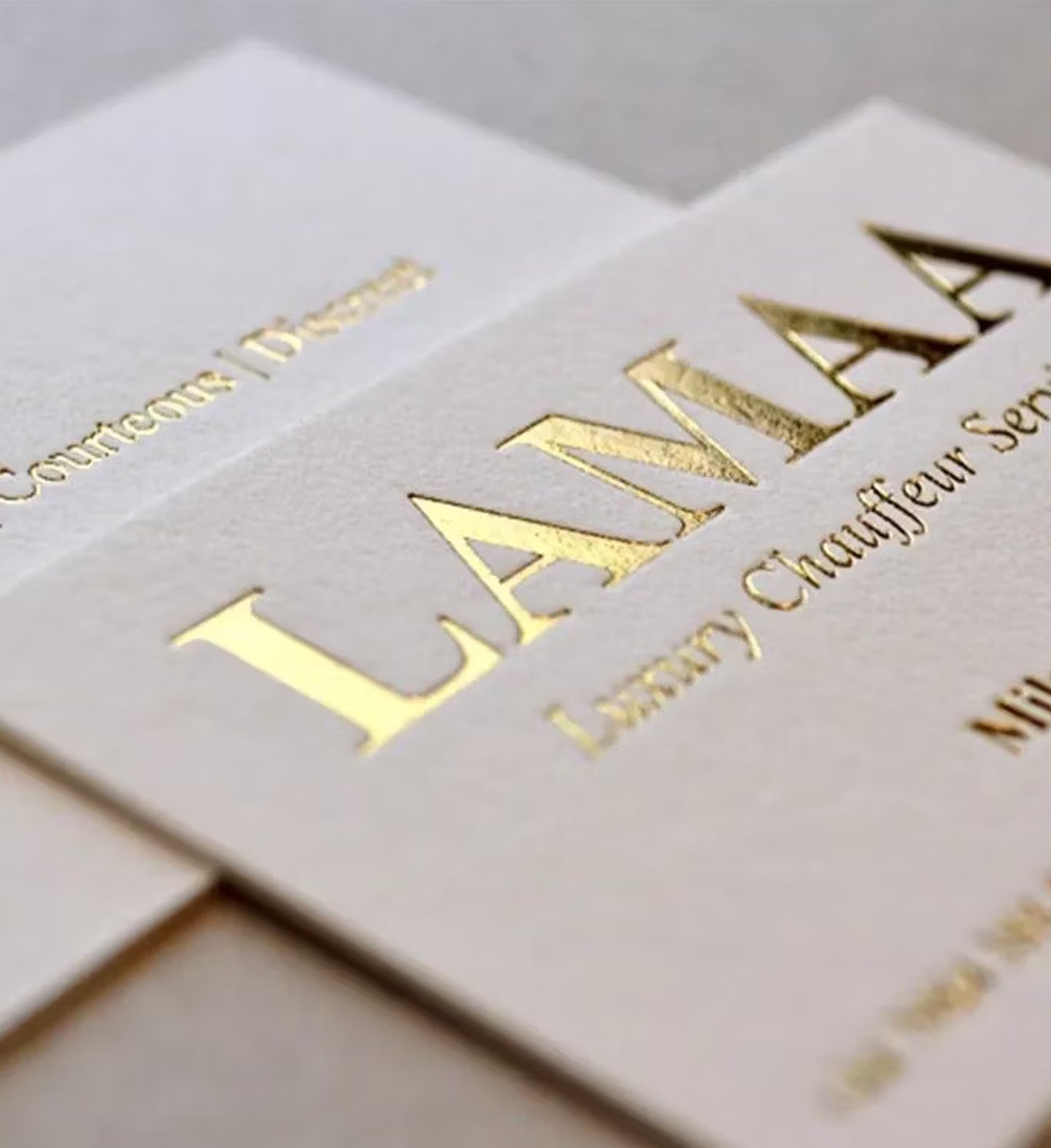 Foil Business Cards