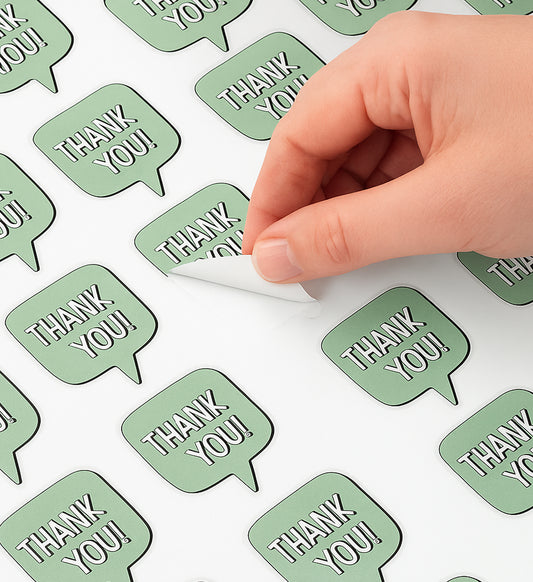 Custom Shaped Glossy Stickers